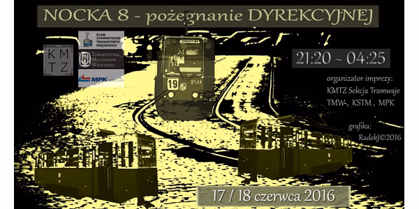 Pożegnanie torowiska na ul. Dyrekcyjnej