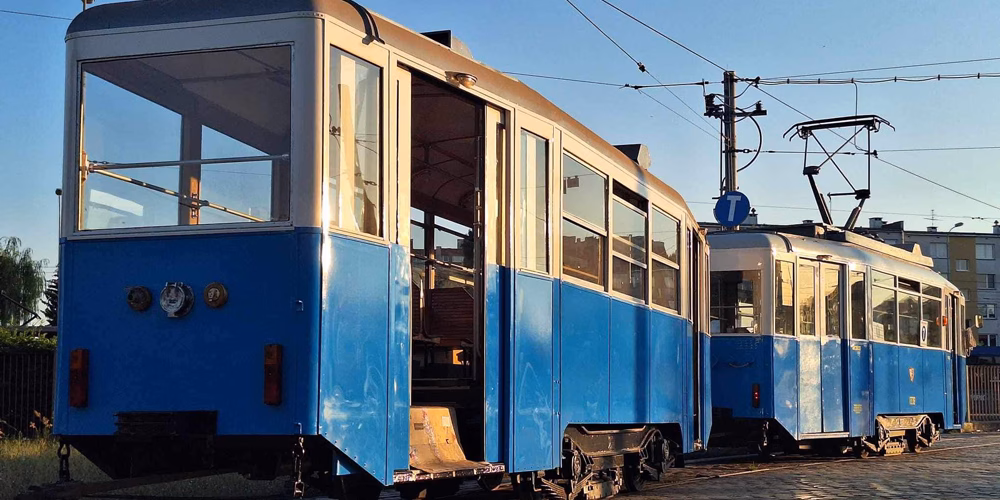 W Mikołajki zabytkowym tramwajem