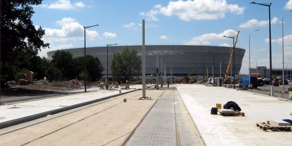 Budowa torowiska do stadionu – cz. 2 (ZDJĘCIA)