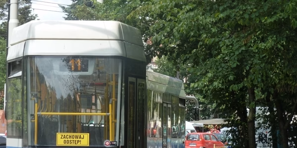Tramwaje zahaczają o drzewa