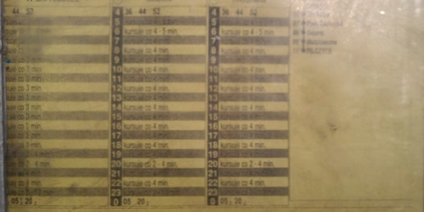 Nowa szata graficzna rozkładów jazdy